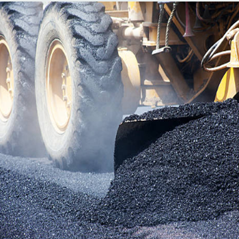 graphic image of asphalt paving equipment